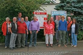 Ortsverein Herlikofen Hussenhofen mit den Ortsvereinsvorsitzenden aus Mögglingen und Großdeinbach